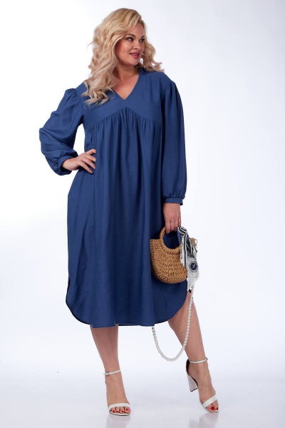 Платье Fita 1122 джинс - фото 5