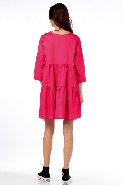 Платье Fita 1363 фуксия - фото 2