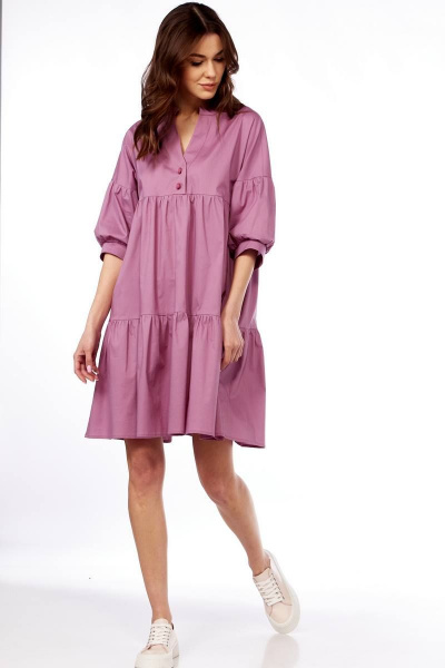 Платье Fita 1432 сухая роза - фото 5