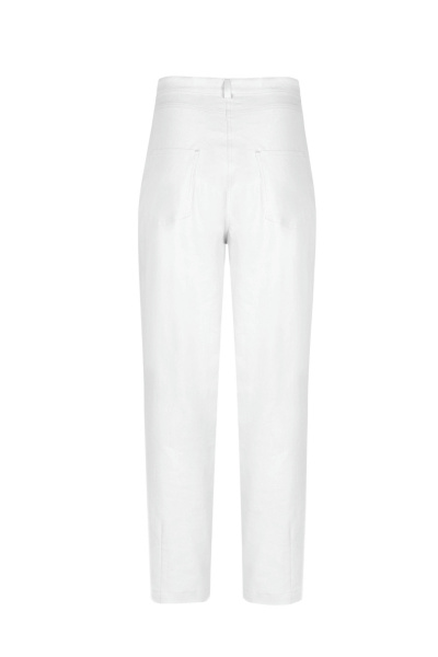 Брюки хлопковые в летний стиль Elema 3К-13083-1-170 белый - фото 3