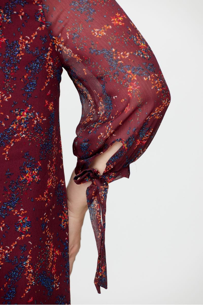 Платье Michel chic 2127 бордовый - фото 8