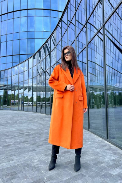 Пальто EOLA 2484 оранжевый - фото 21