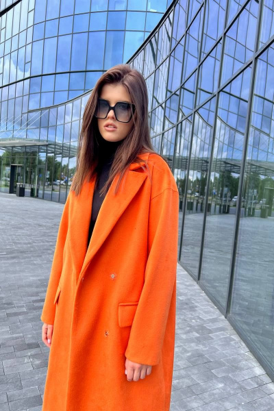 Пальто EOLA 2484 оранжевый - фото 20