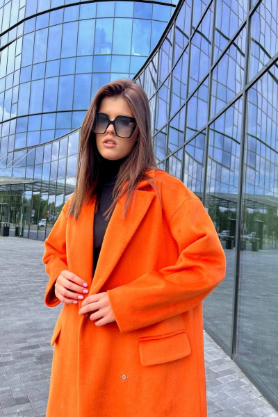 Пальто EOLA 2484 оранжевый - фото 18