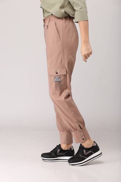 Брюки Danaida 1828-1 темно-персиковый - фото 4