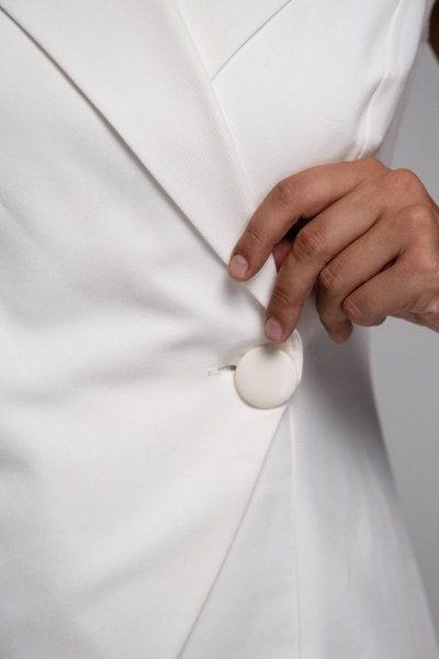 Брюки, жилет Beautiful&Free 3076 белый+зебра - фото 5