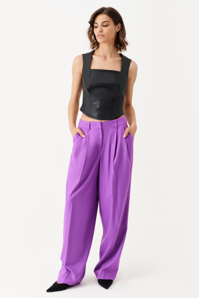 Брюки Панда 158860w фиолетовый - фото 3