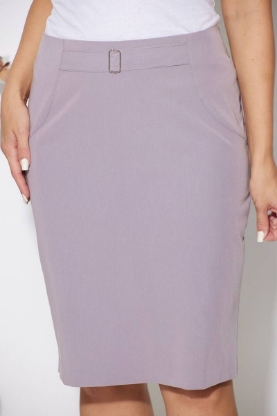Юбка Fortuna ШЖ 516 серо-сиреневый - фото 1
