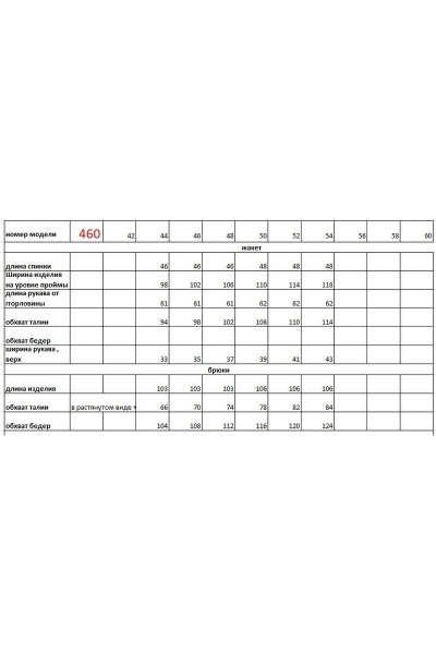 Брюки, жакет Euromoda 460 синий - фото 3
