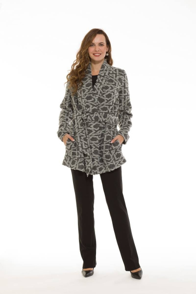 Жакет Полинушка 1304 серый - фото 1