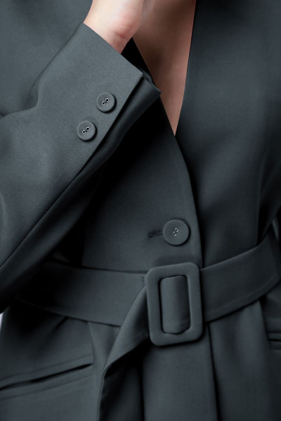 Брюки, жакет Мишель стиль 1024-2 графит - фото 4