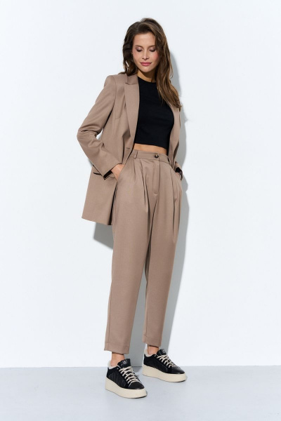 Брюки Luitui R2053 бежевый - фото 3