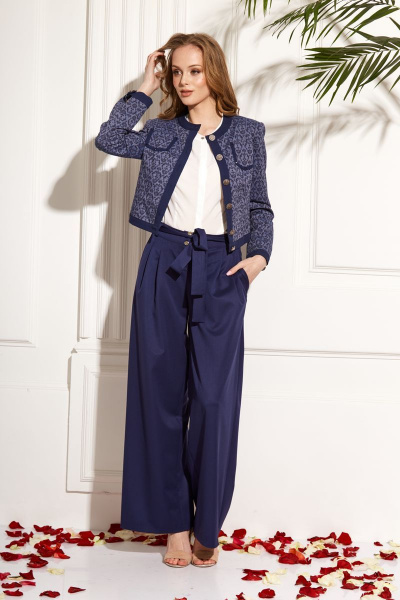 Жакет AMORI 2098 синий - фото 2