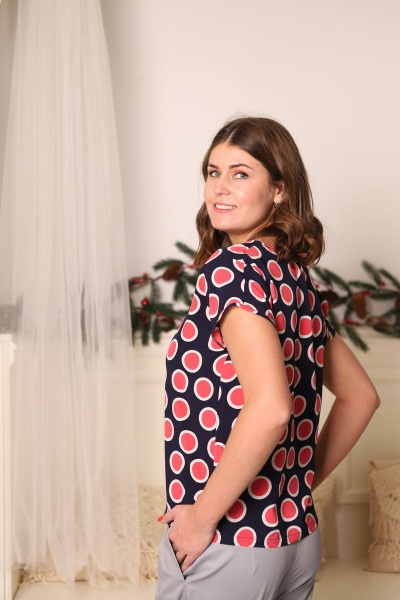 Блуза Friends 1-0155si темно-синий - фото 4