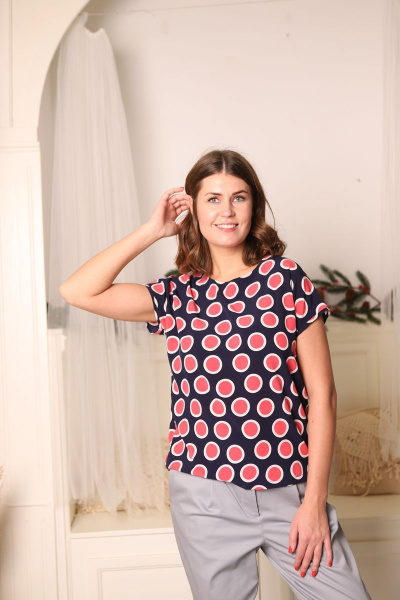 Блуза Friends 1-0155si темно-синий - фото 3