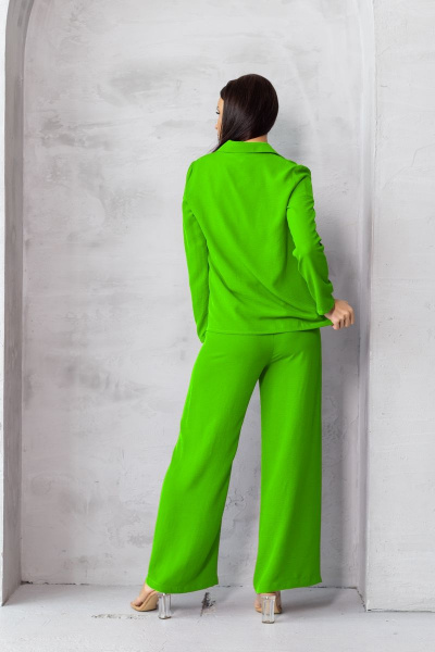 Костюм из жатой ткани зеленый универсальный стиль Friends 5-003FR-sa салатовый - фото 4