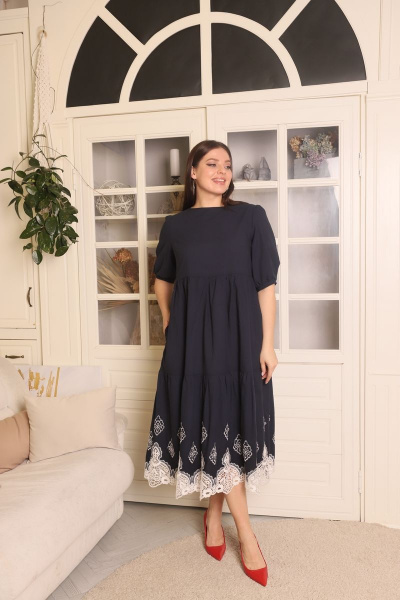 Платье Friends 2-024FR-1-20 синий - фото 6