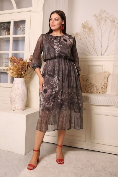 Платье Friends 2-092FR-19-1 серый - фото 3