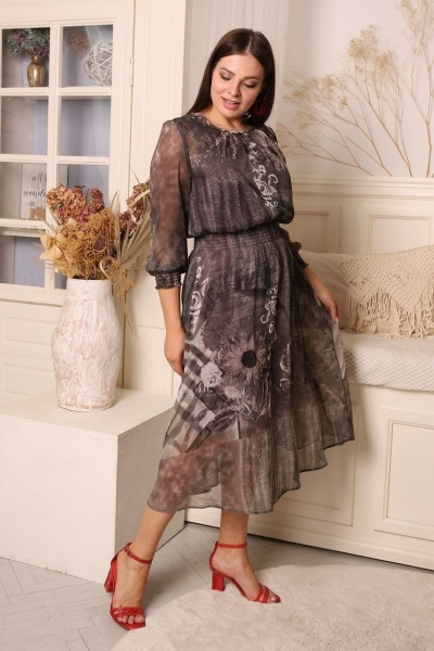 Платье Friends 2-092FR-19-1 серый - фото 1