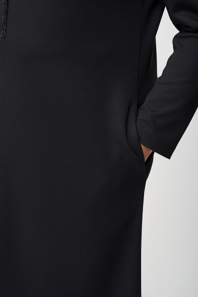 Платье элегантное из трикотажа с асимметричной полочкой Algranda А3950-1 - фото 5