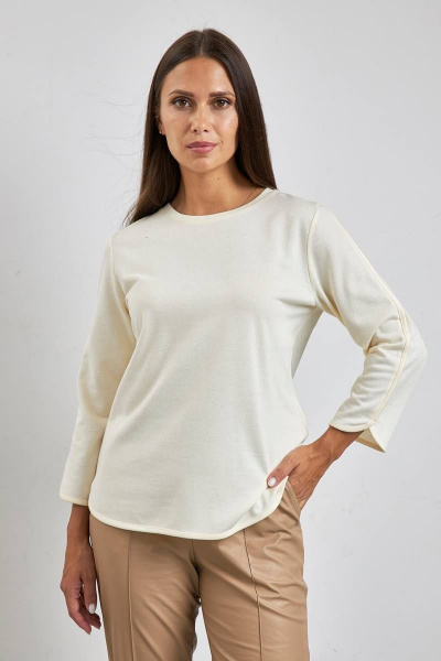 Джемпер женский прилегающий из трикотажа с фигурным низом Femme & Devur 30824 1.2F(170) - фото 1