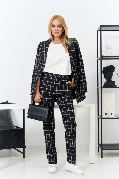 Комплект из узких брюк, жакета и джемпера Azzara 895 - фото 2