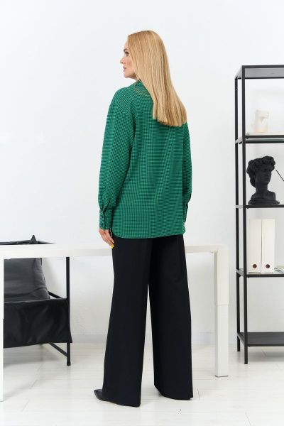 Деловой комплект из блузки и классических брюк Azzara 915/1И - фото 3