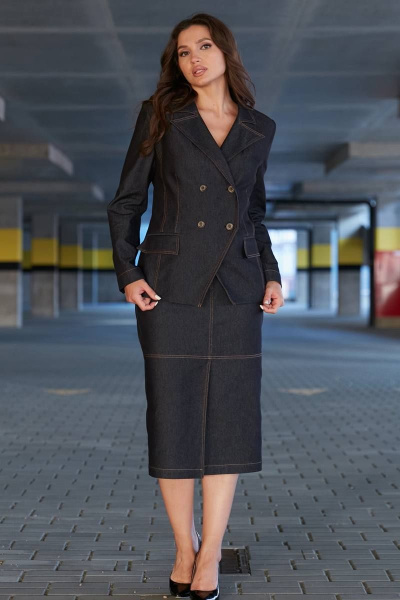 Жакет, юбка Andina city 9023-23 - фото 4