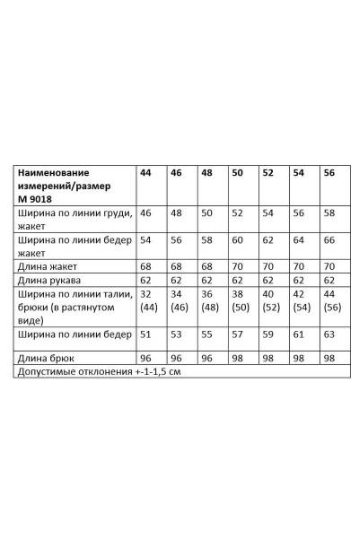 Белый костюм 2-ка жакет и брюки в классическом стиле Andina city 9018-23 - фото 6