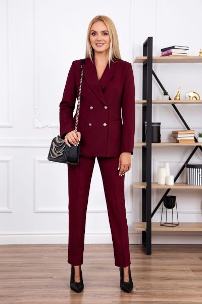 Классический костюм с зауженными брюками и жакетом Azzara 928Р - фото 1