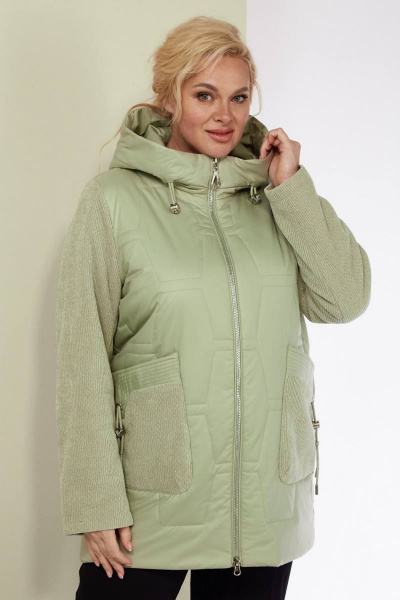 Куртка Shetti 2126 олива - фото 4