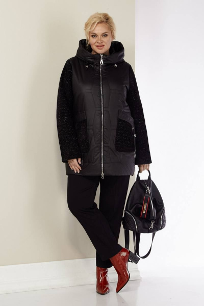 Куртка Shetti 2126 черный - фото 5