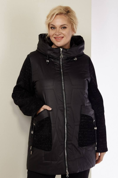 Куртка Shetti 2126 черный - фото 4