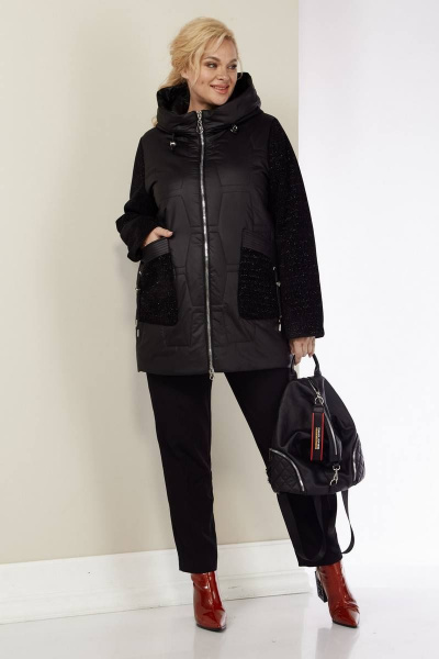 Куртка Shetti 2126 черный - фото 3