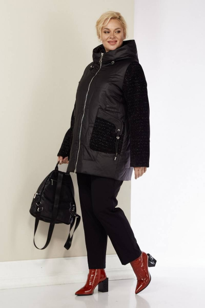 Куртка Shetti 2126 черный - фото 2