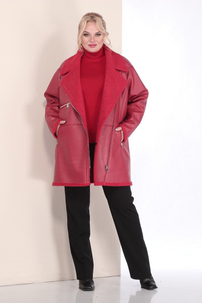 Дубленка Celentano 2034.1 алый - фото 5