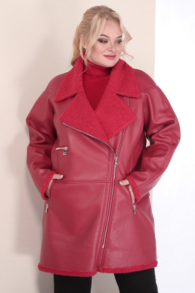 Дубленка Celentano 2034.2 алый - фото 11