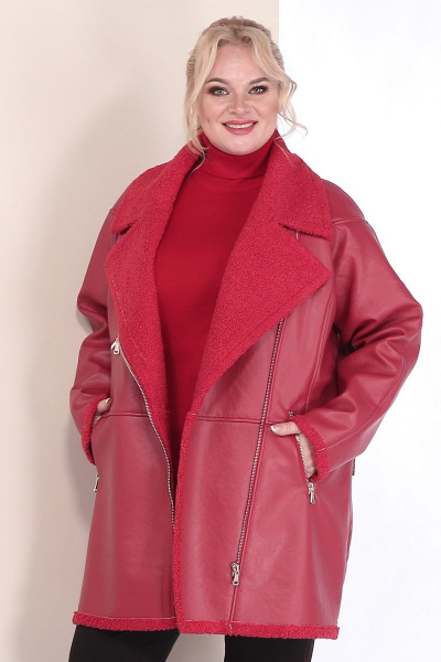 Дубленка Celentano 2034.2 алый - фото 4