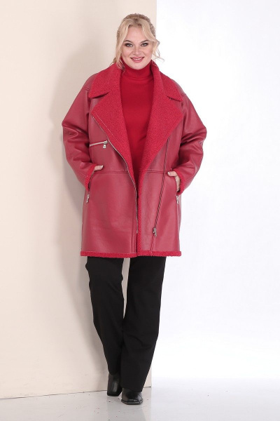 Дубленка Celentano 2034.2 алый - фото 3
