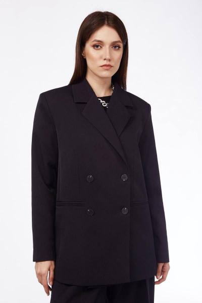 Брюки, жакет LLC М61 черный - фото 3