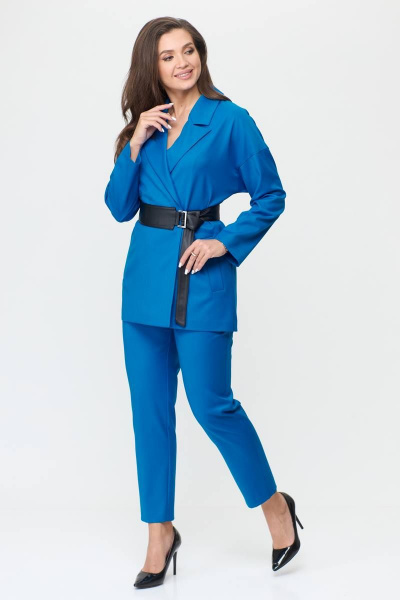 Брюки, жакет Karina deLux M-9925/1 синий - фото 3