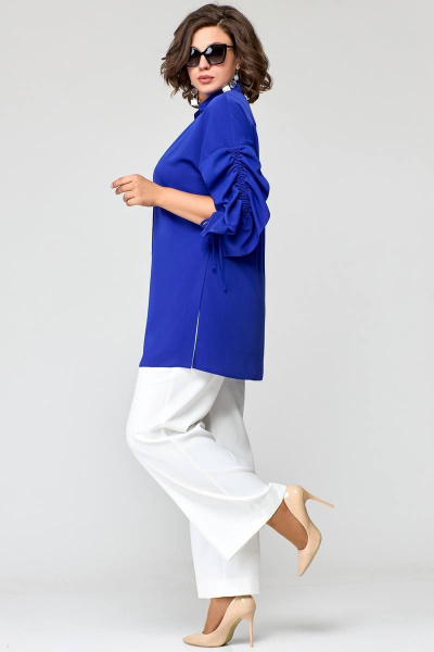 Блуза EVA GRANT 7136-1 электрик - фото 4