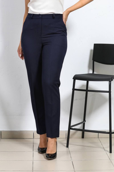 Классические прямые брюки с поясом и эластичной тесьмой Медея и К 2209 - фото 5