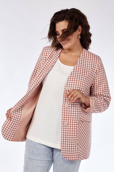 Жакет Matini 4.1170 клетка - фото 8