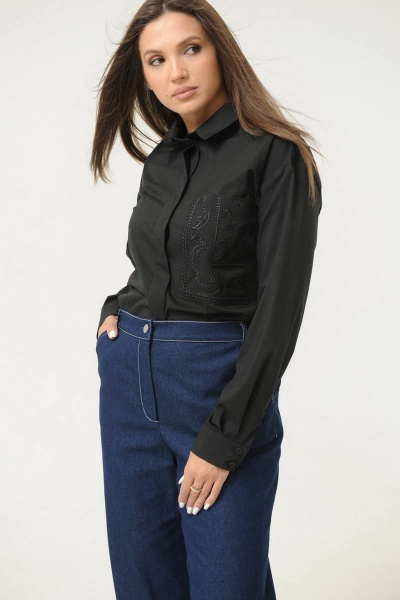 Брюки, рубашка Ma Сherie 3017 темно-синий - фото 10