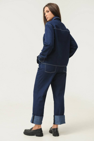 Брюки, рубашка Ma Сherie 3017 темно-синий - фото 6