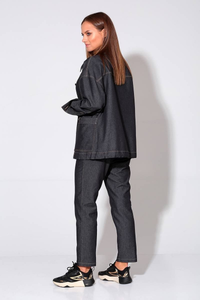 Брюки, жакет Liona Style 877 черный - фото 4