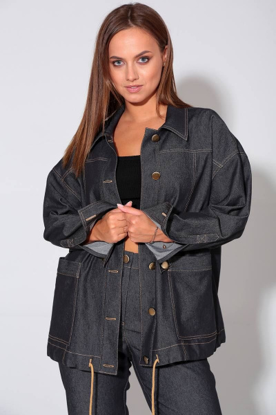 Брюки, жакет Liona Style 877 черный - фото 2