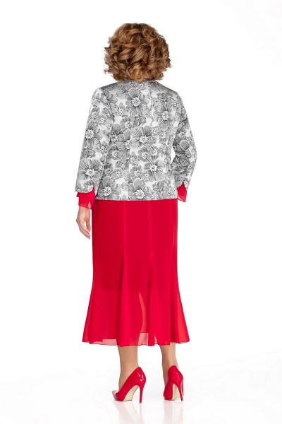 Жакет, платье Pretty 1050 красный - фото 3