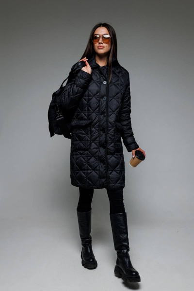 Куртка BARBARA B196 черный - фото 4